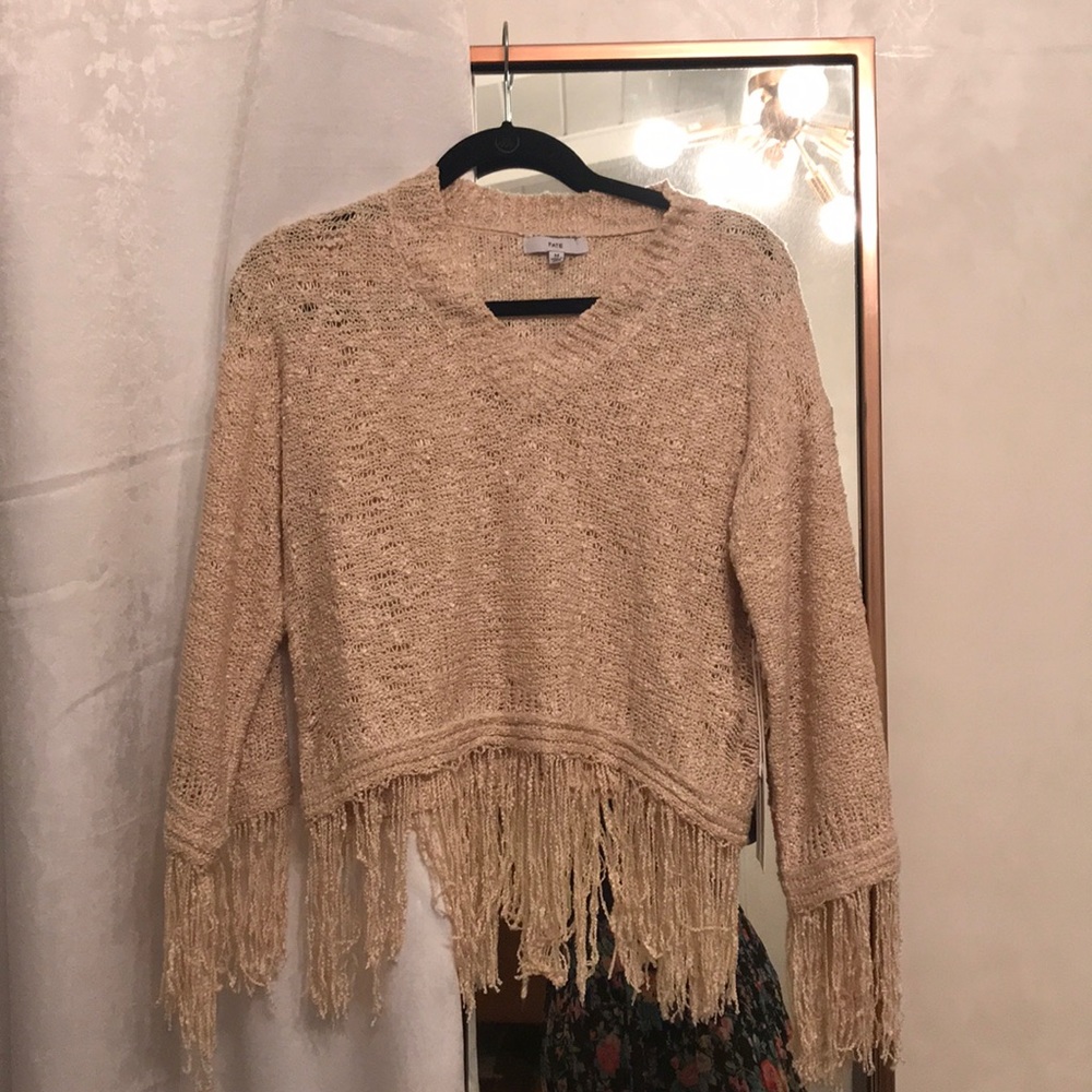 Fate fringe sweater